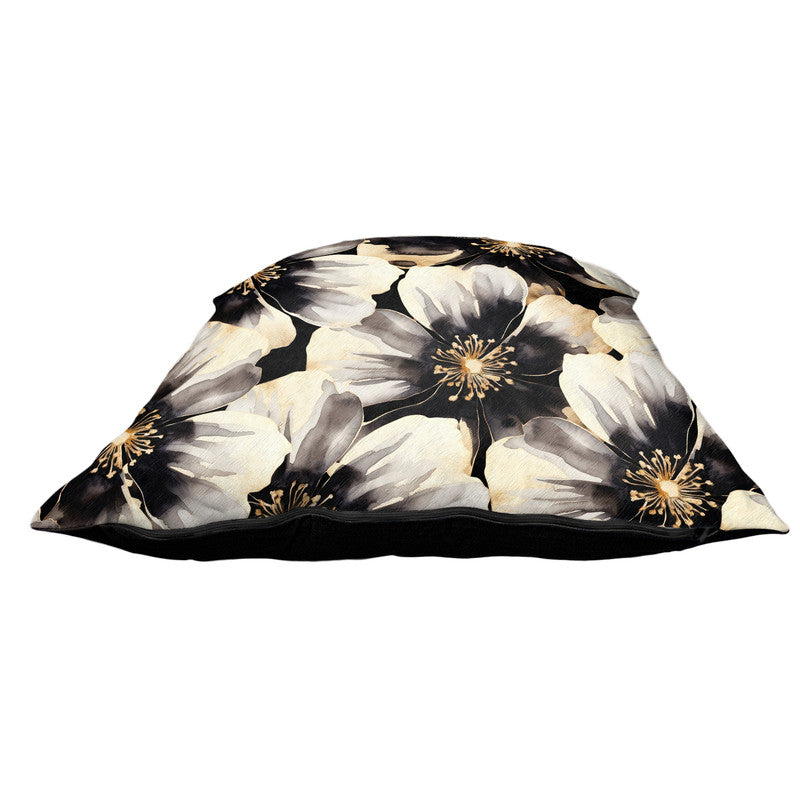 Water Painted Gold Trimmed Flower Luxury Scatter By Mark Van Vuuren