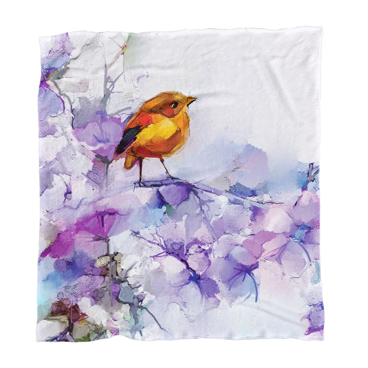 Water Painted Bird Fleece