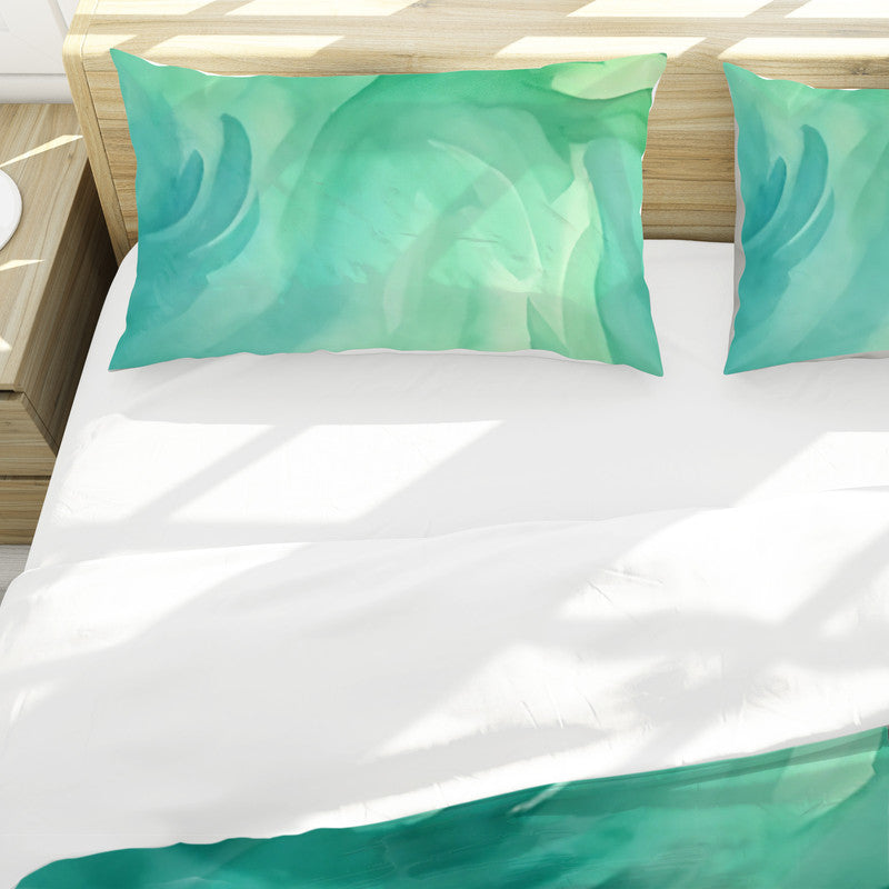Watercolour Lime Duvet Cover Set