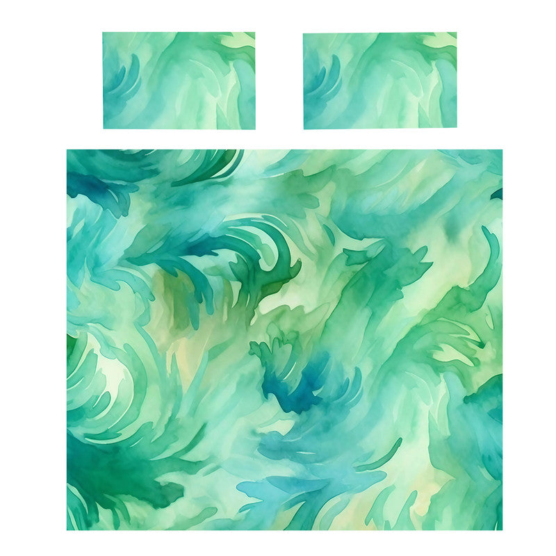 Watercolour Lime Duvet Cover Set