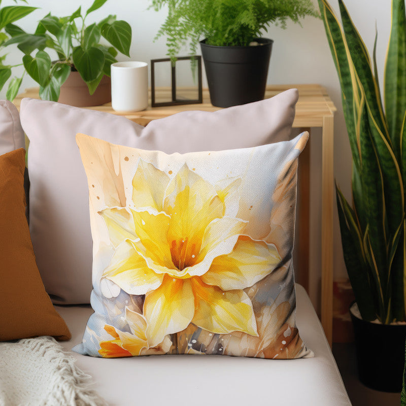 Watercolour Yellow Flower Luxury Scatter