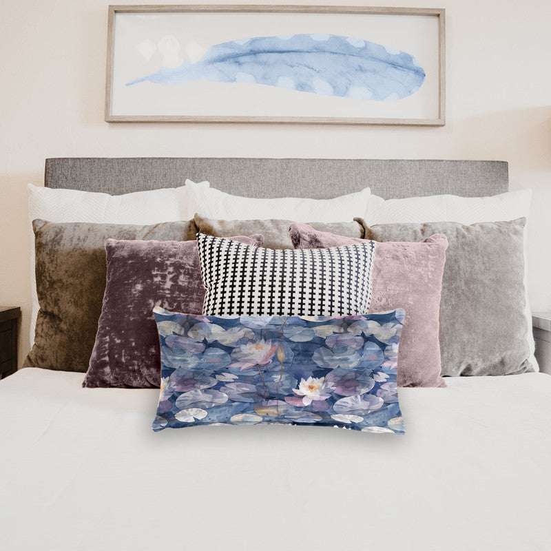 Waterlilies Oblong Luxury Scatter