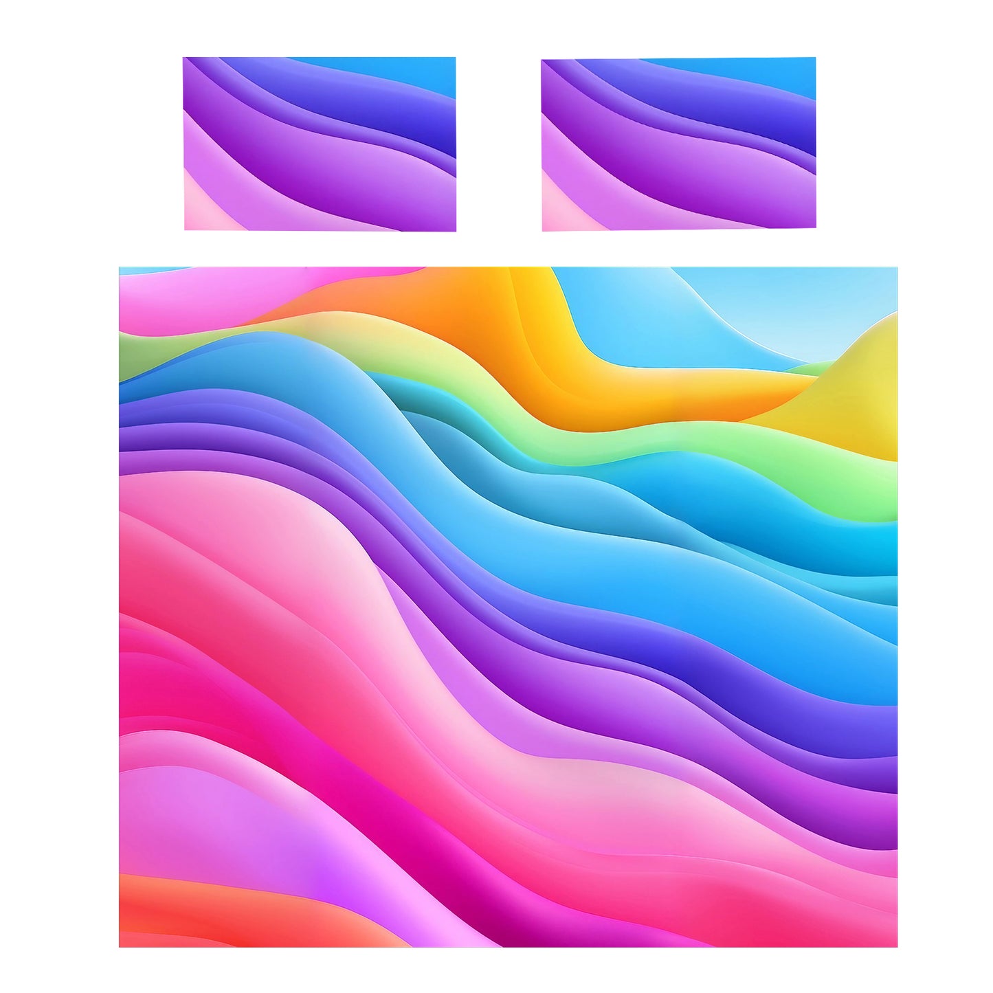 Waves of Colour Duvet Cover Set