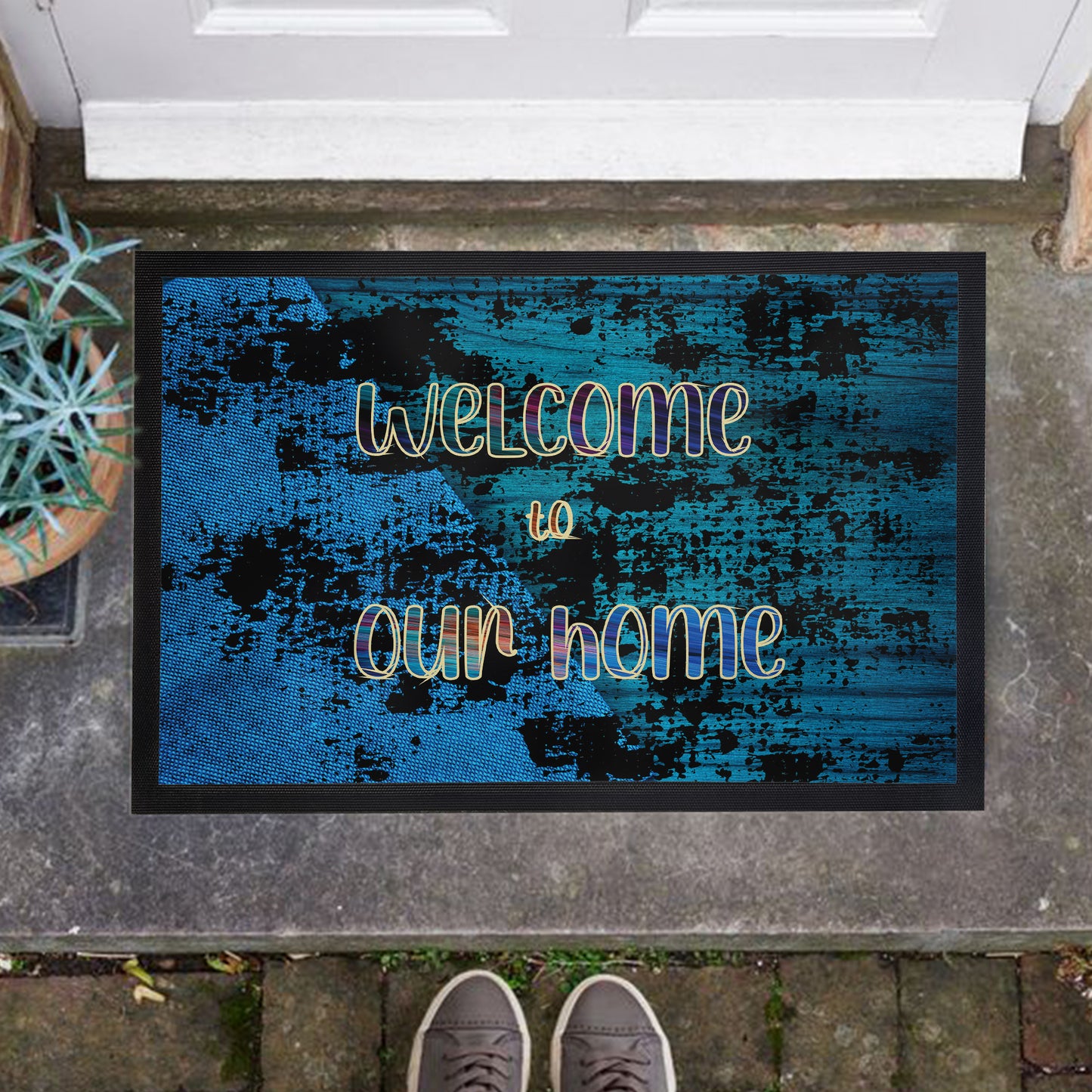 Welcome To Our Home Door Mat