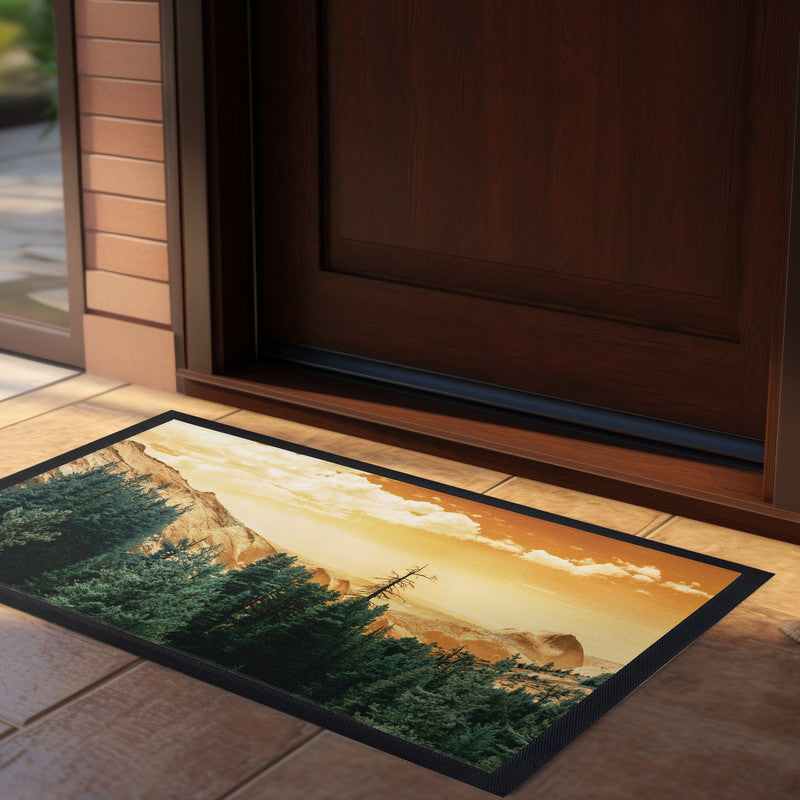 Western Classic Landscape Door Mat