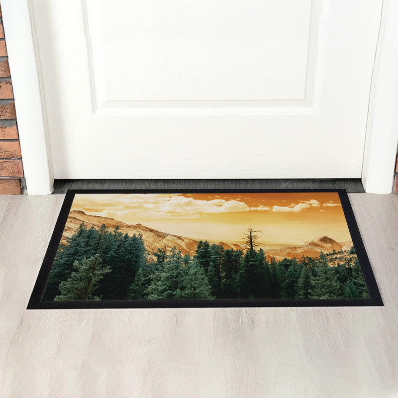 Western Classic Landscape Door Mat