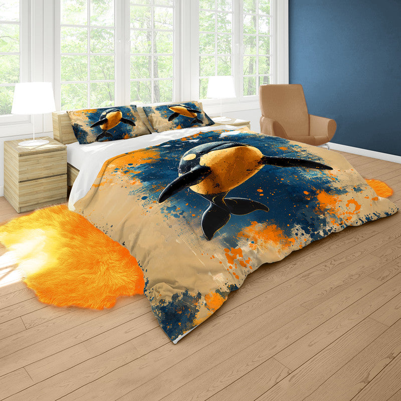 Whale Duvet Cover Set by Wikus Schalkwyk