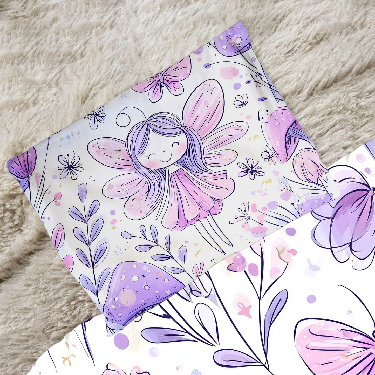 Whimsical Bloom Fairy Cot Set by Wikus Schalkwyk