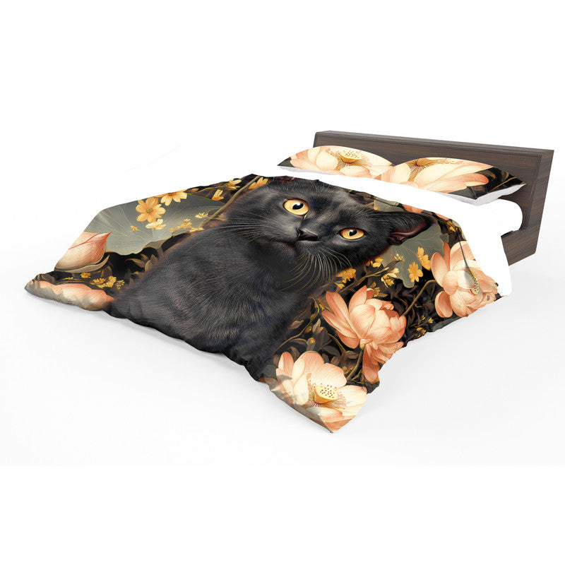 Whiskers In The Gloom Duvet Cover Set by Wikus Schalkwyk