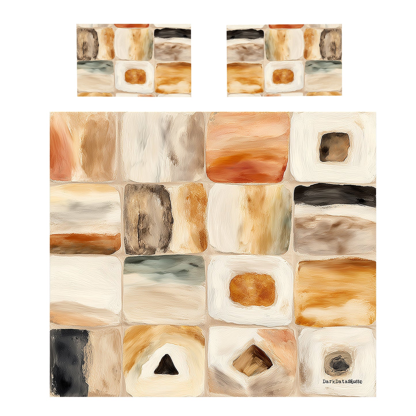 Whispered Textures Duvet Cover Set by Wikus Schalkwyk