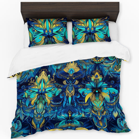 Whispering Dragon Petals Duvet Cover Set