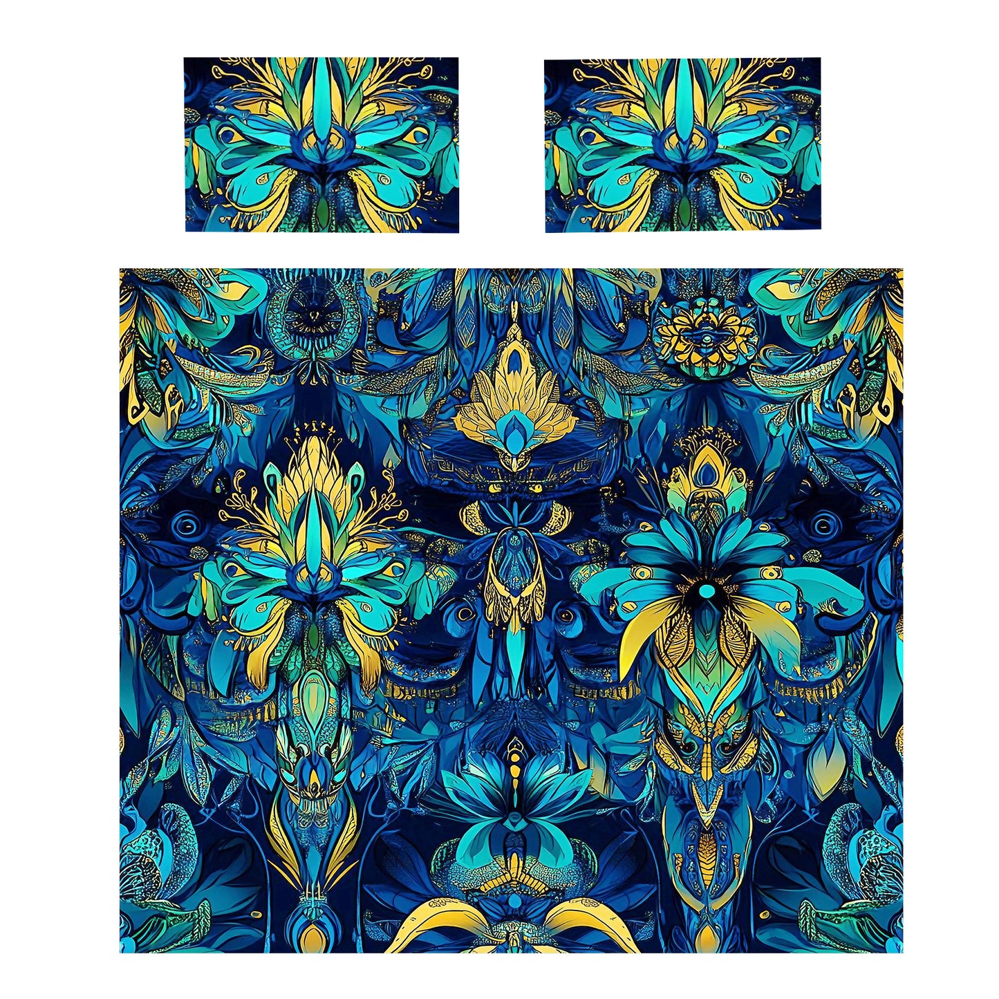 Whispering Dragon Petals Duvet Cover Set