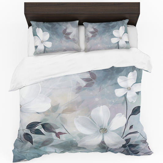 Whispering Flowers Duvet Cover Set