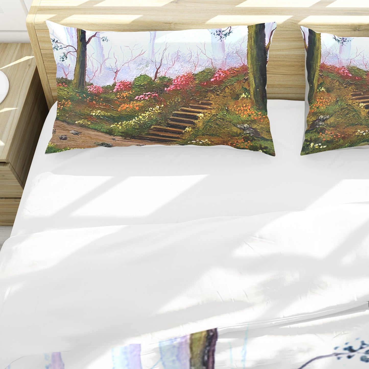 Whispering Stairs Duvet Cover Set by Wikus Hattingh