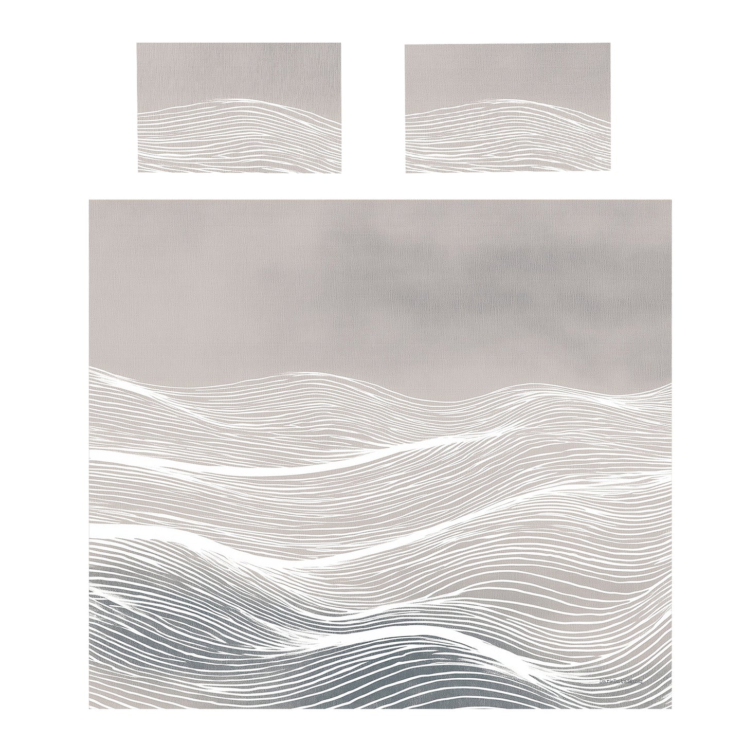 Whispering Tides Duvet Cover Set by Wikus Schalkwyk