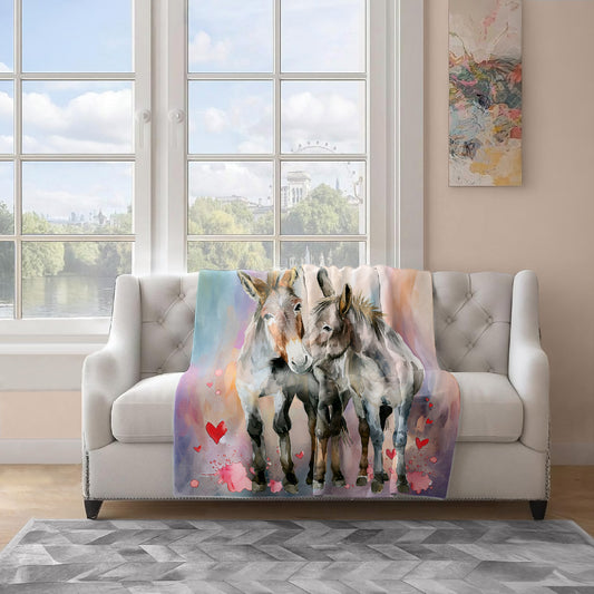 Whispers of Love Light Weight Fleece Blanket