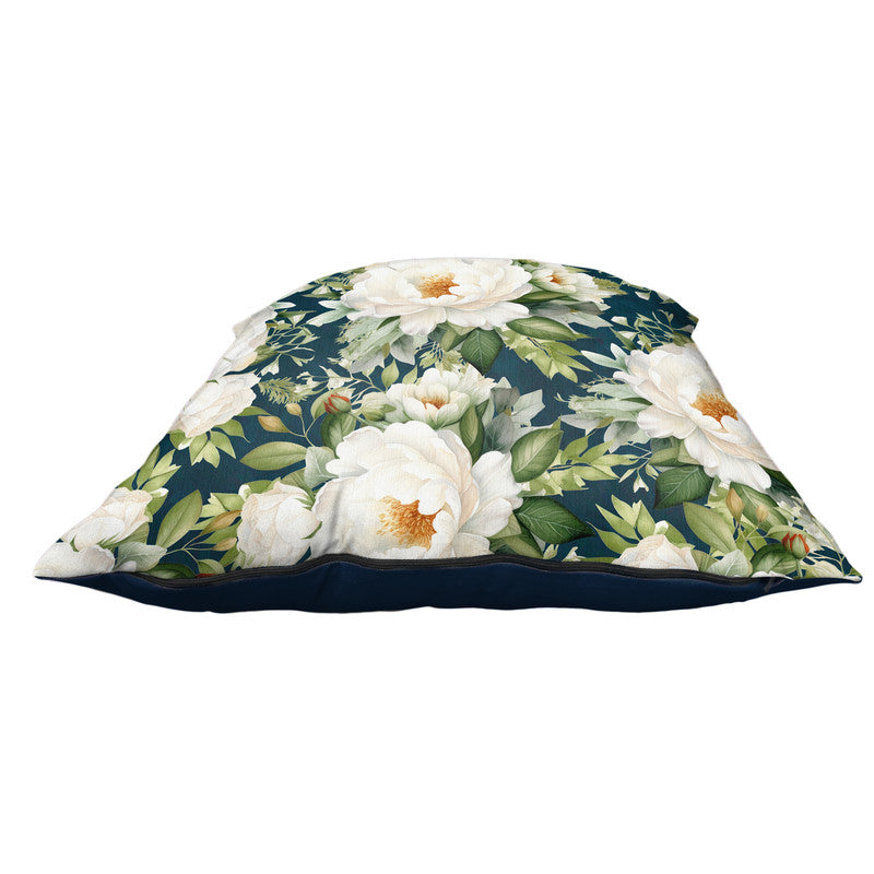 White Blooming Peony Bush Luxury Scatter By Mark Van Vuuren