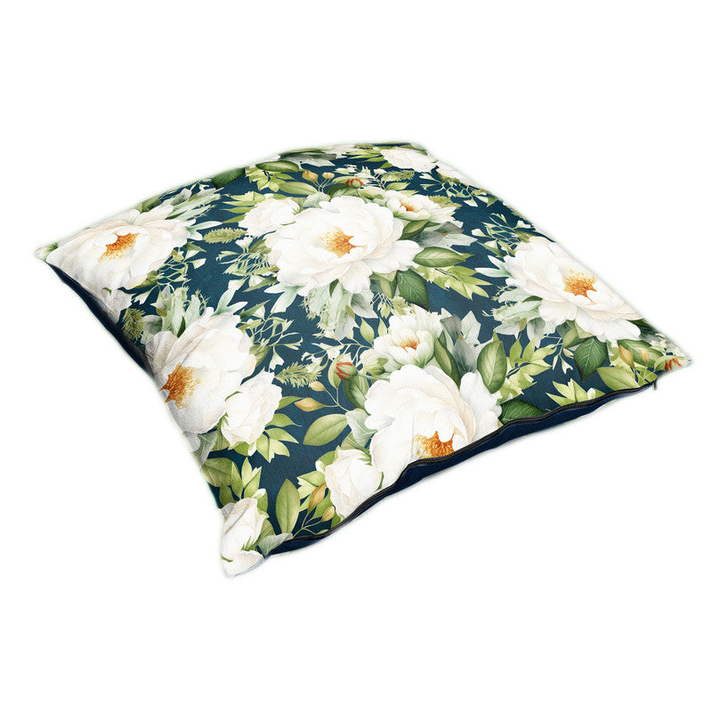 White Blooming Peony Bush Luxury Scatter By Mark Van Vuuren