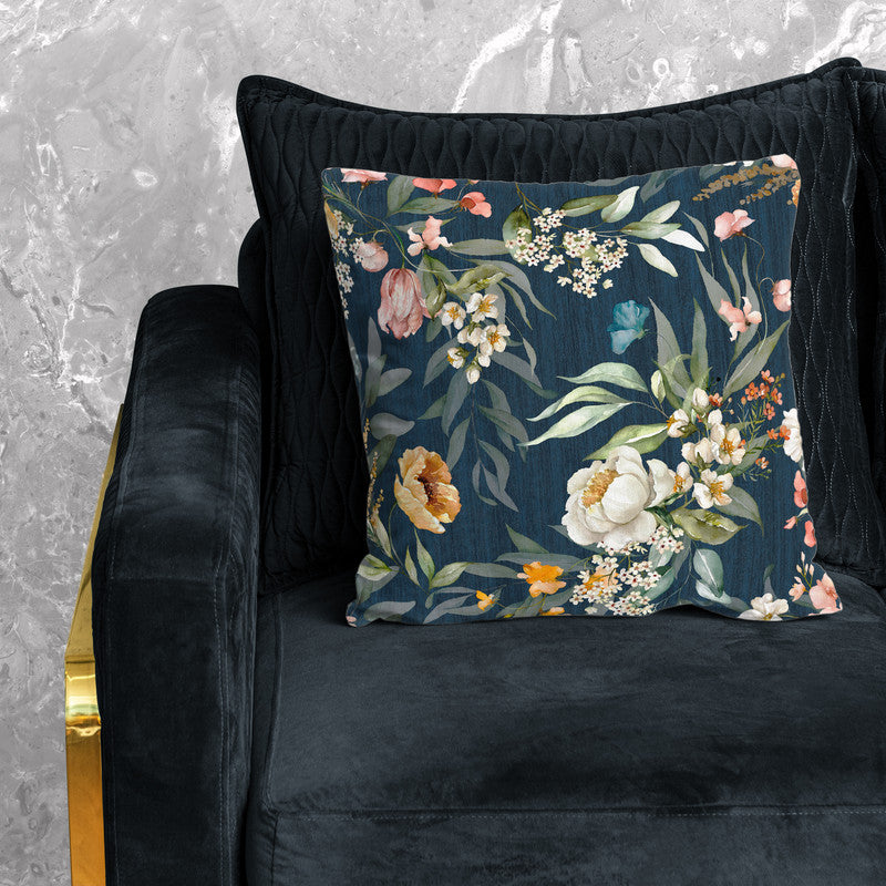White Blossoming Flower On Grunge Luxury Scatter by Mark van Vuuren
