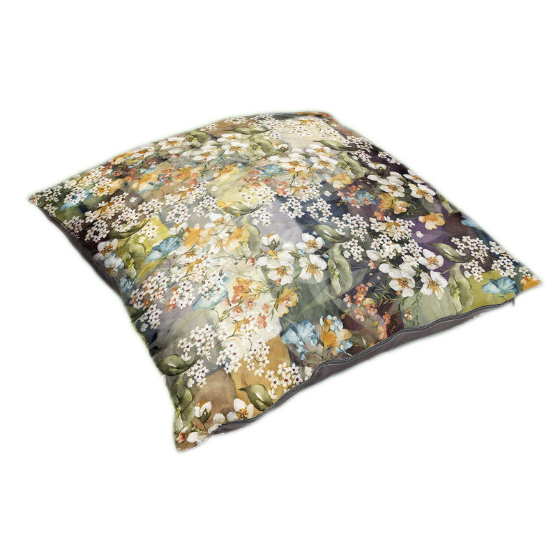 White Flowers Painted Blocks Luxury Scatter by Mark van Vuuren