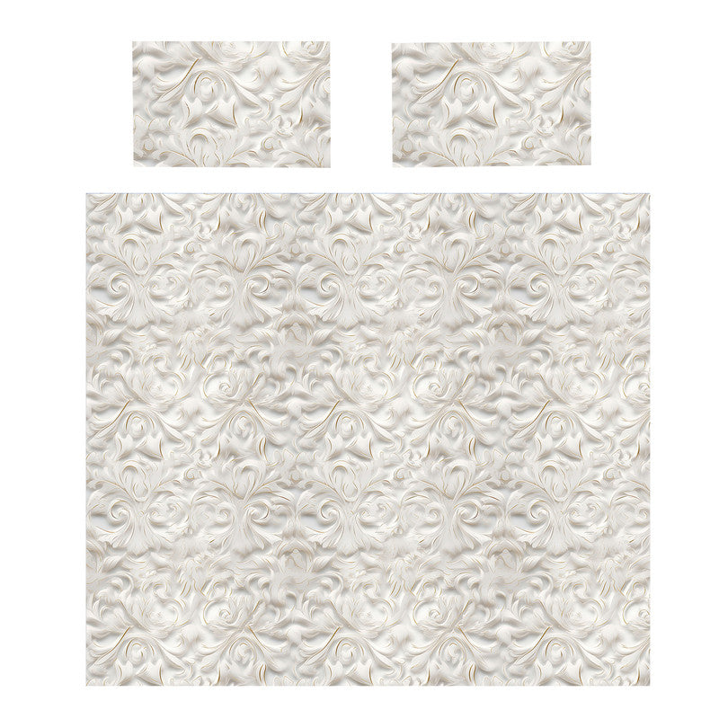 White Spanish Lunaflor Duvet Cover Set