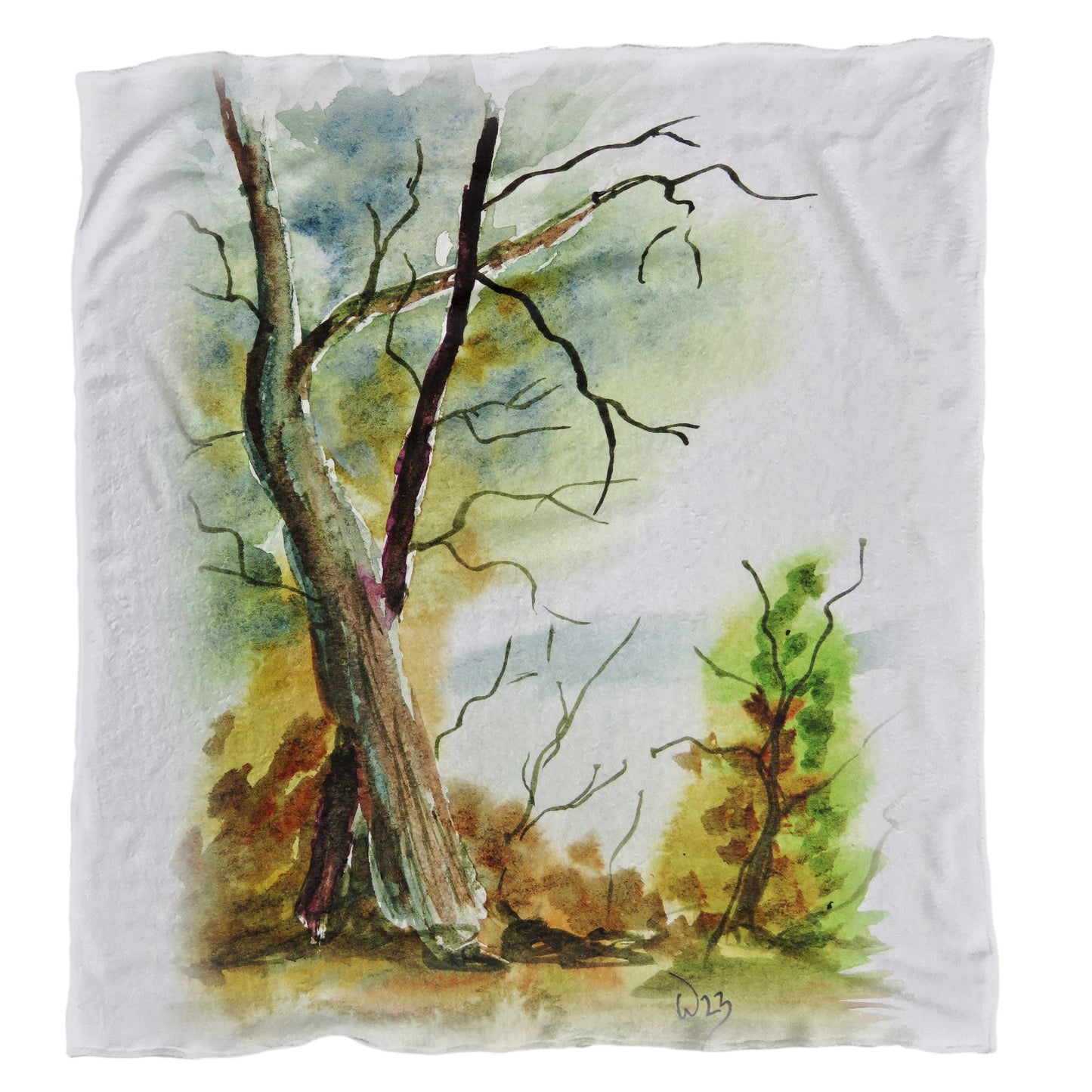 SPECIAL: Beautiful Barren Lands Light Weight Fleece Blanket by Wikus Hattingh