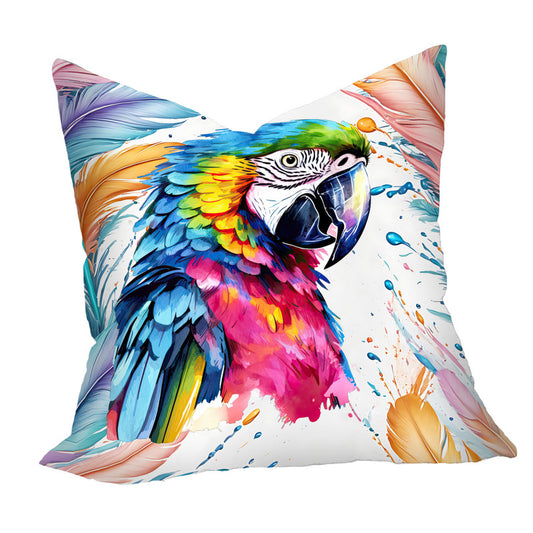 Wild Parrot Abstract Luxury Scatter