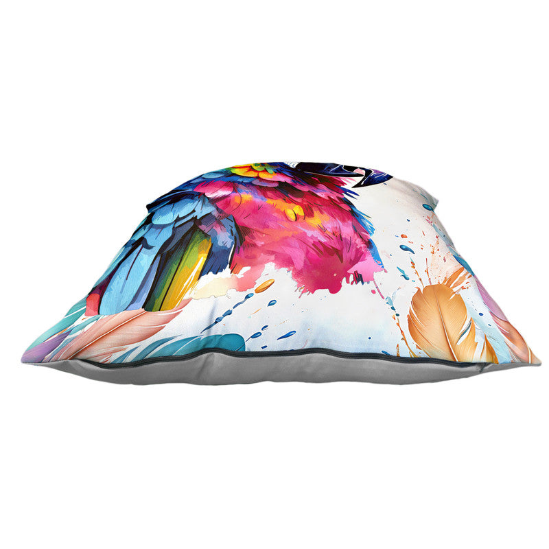 Wild Parrot Abstract Luxury Scatter