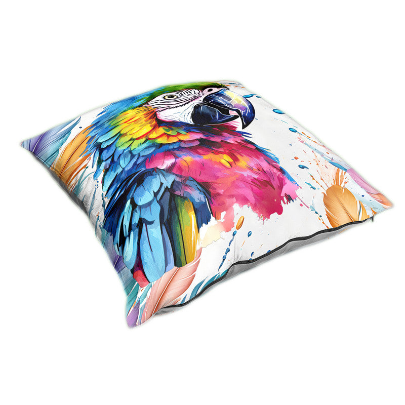 Wild Parrot Abstract Luxury Scatter
