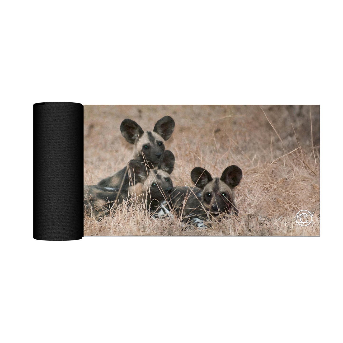 Wild Dogs Desk Pad by Ferdie Muller