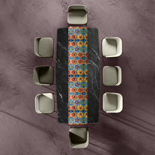 Wild Petal Pottery Table Runner