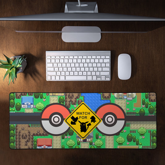 Wild Pokemon Pattern Large Desk Pad