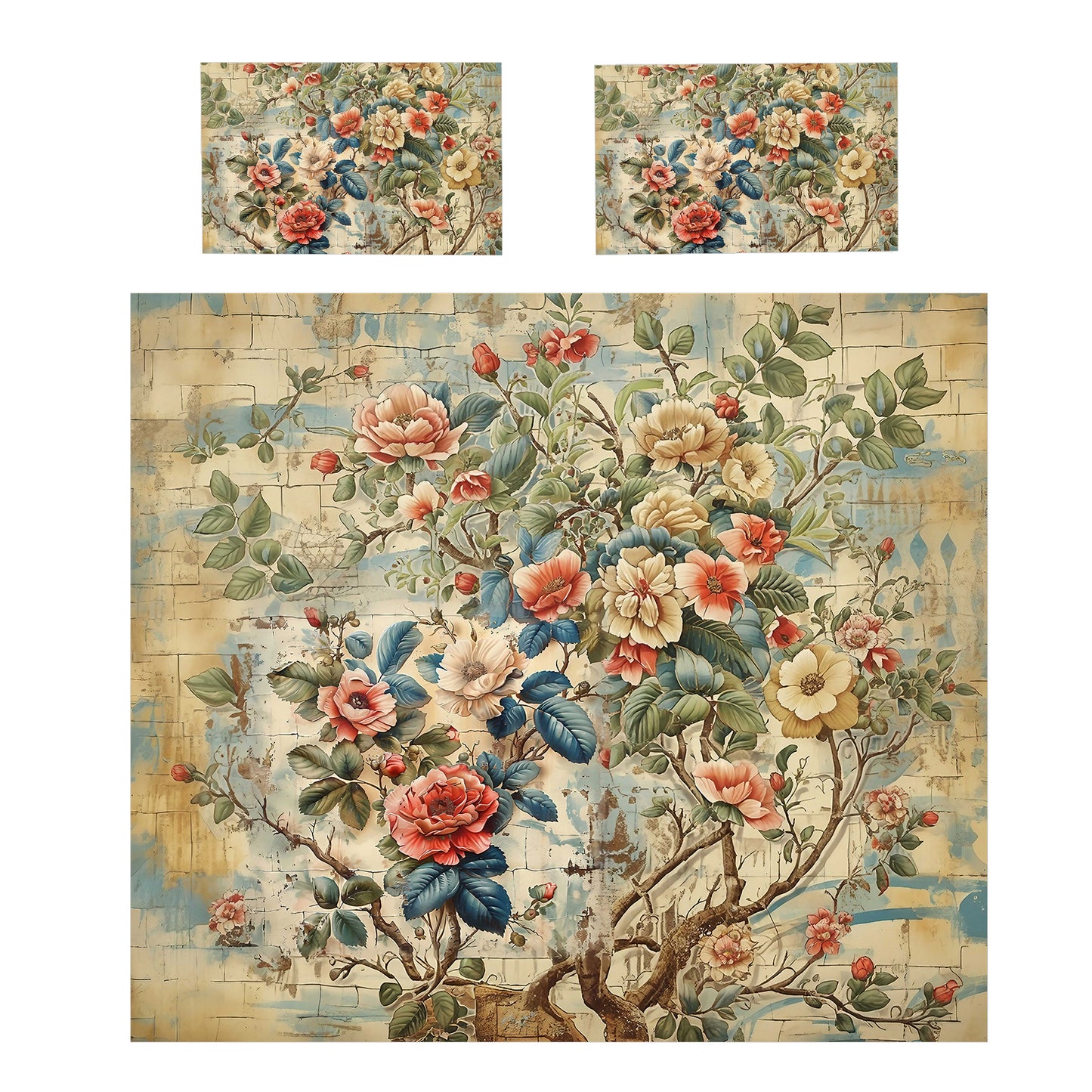 Wild Rose Duvet Cover Set