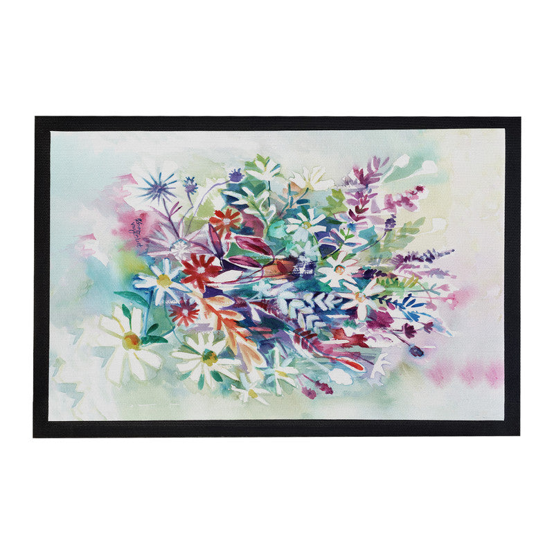 Wilderness Flowers Door Mat by Kristin van Lieshout