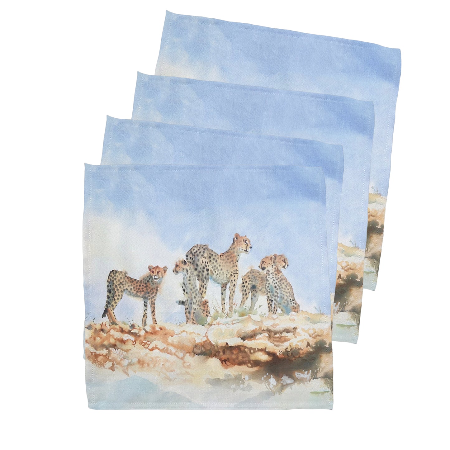 Wildlife Blue Wildebeest Napkins