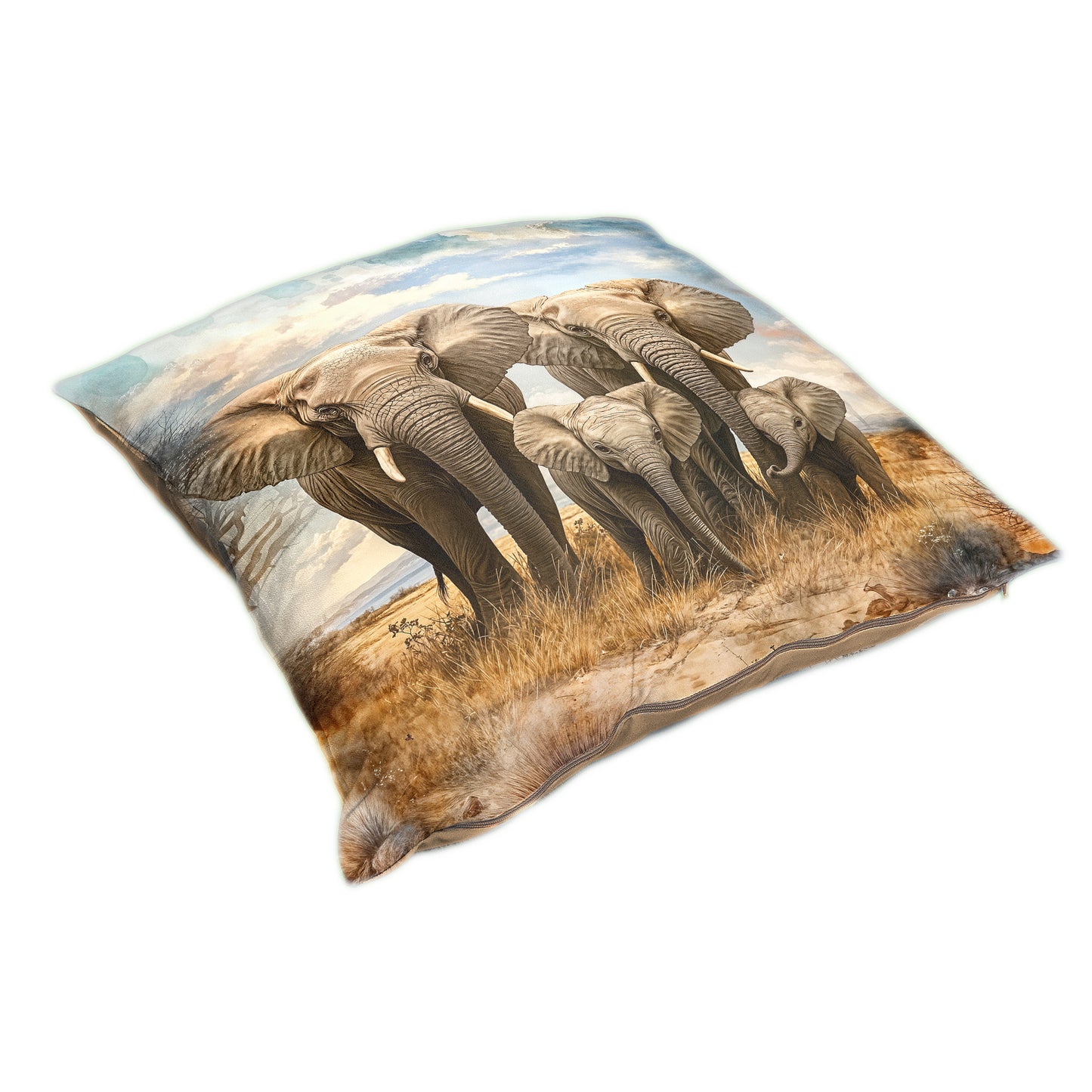 Wildlife Elephant Family Luxury Scatter