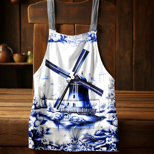 Windmill Delft Apron