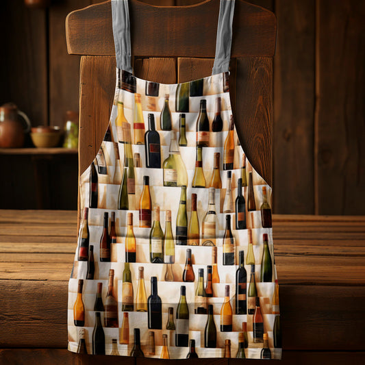 Wine Bottles Apron