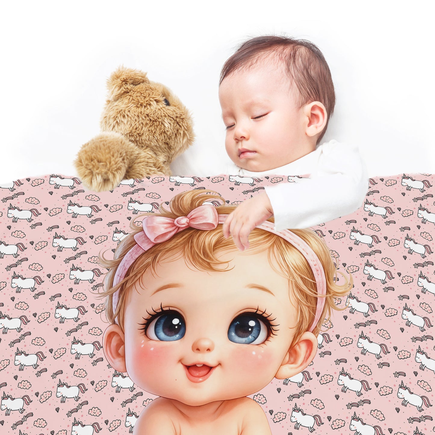 Wishes & Tiny Toes Baby Fleece Blanket