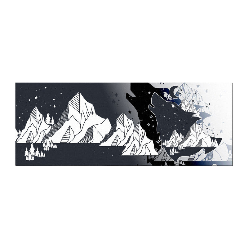 Wolf In The Night Sky Large Desk Pad