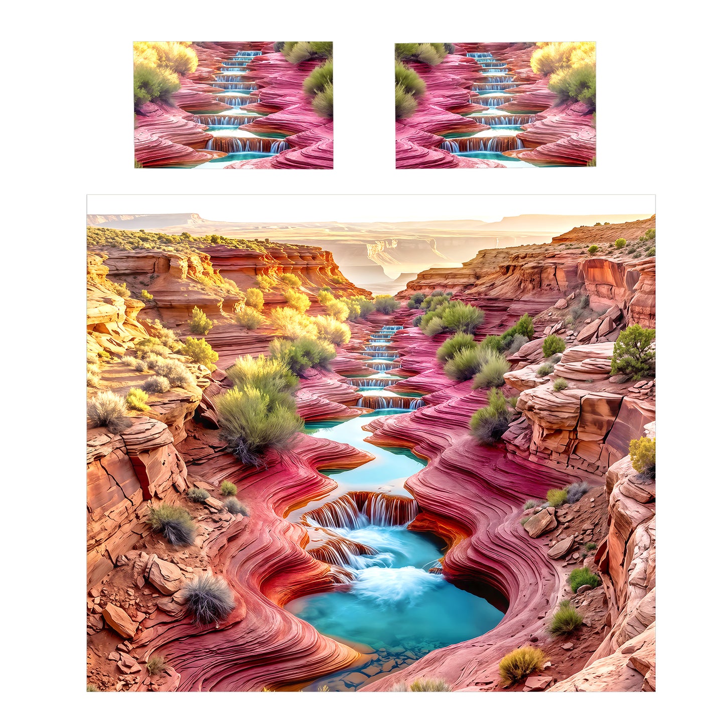Wonders of the World Duvet Cover Set