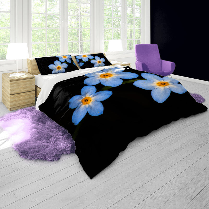 Forget Me Not Duvet Cover Set by Annette Heymans