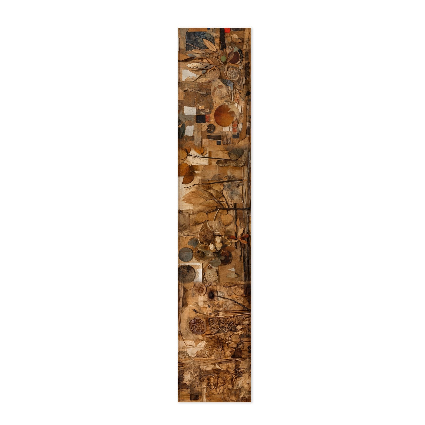 Wood and Leaves Table Runner