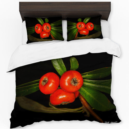 Yellow Firethorn Duvet Cover Set by Annette Heymans