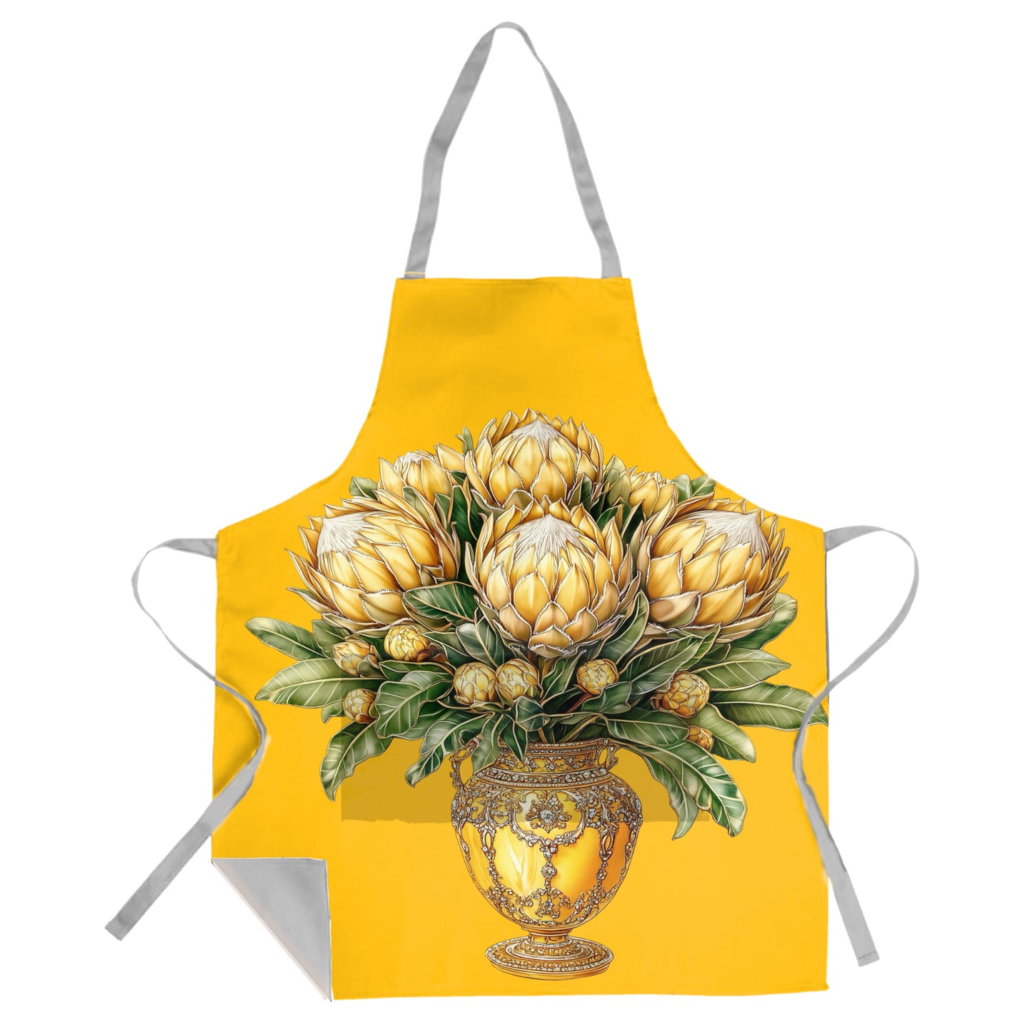 Yellow Protea on Yellow Apron by Mark van Vuuren