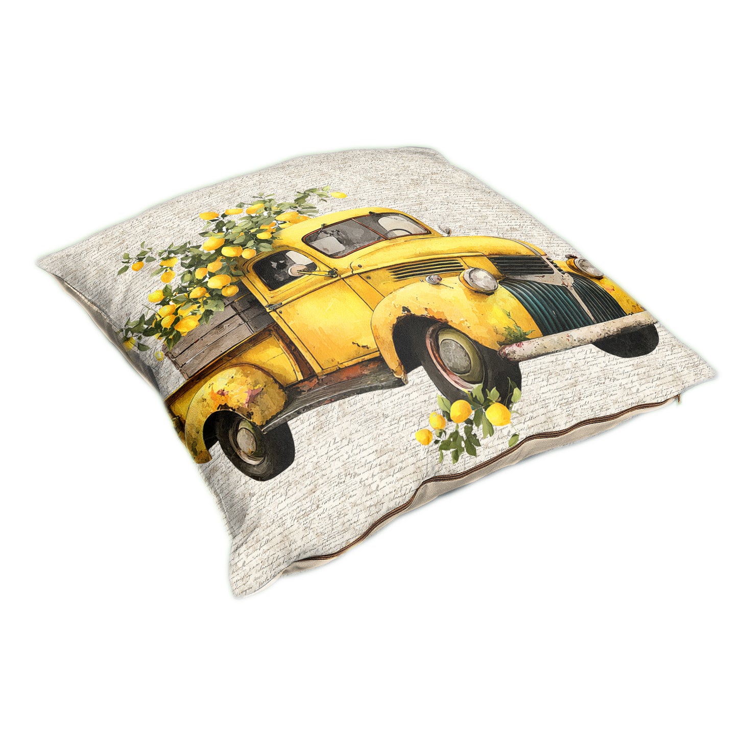 Yellow Truck Luxury Scatter by Mark van Vuuren