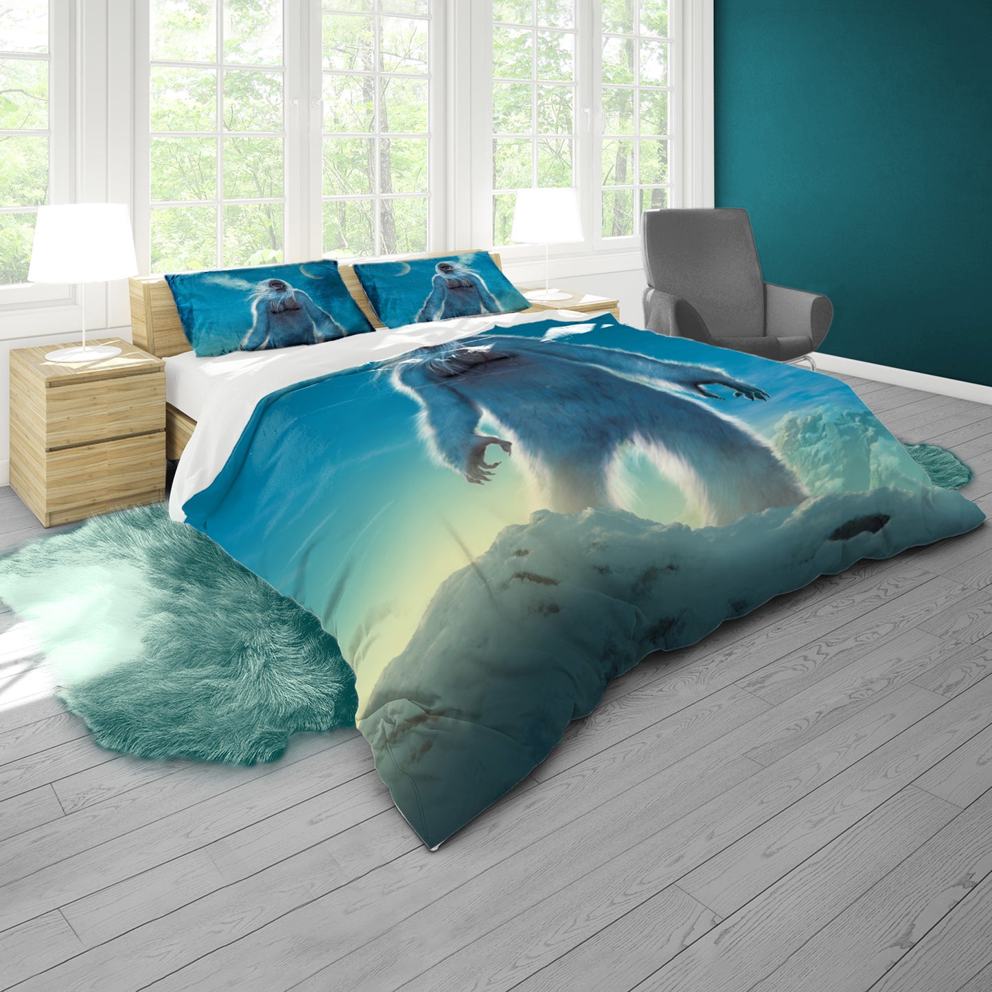 Yeti Duvet Cover Set By Vincent Hie