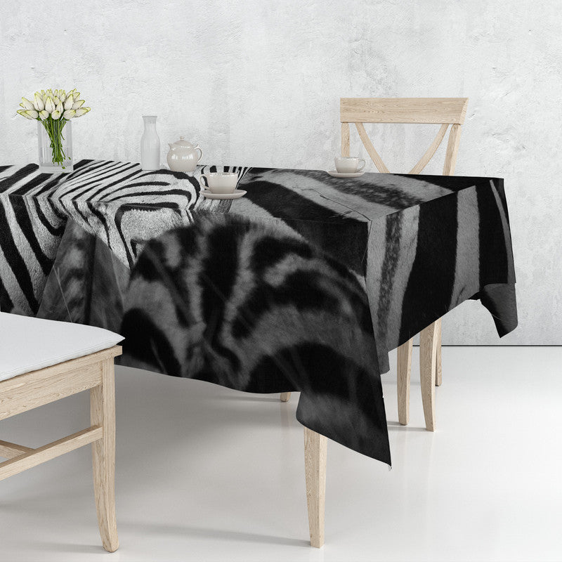 Zebra Stripes By Annette Heymans Rectangle Tablecloth