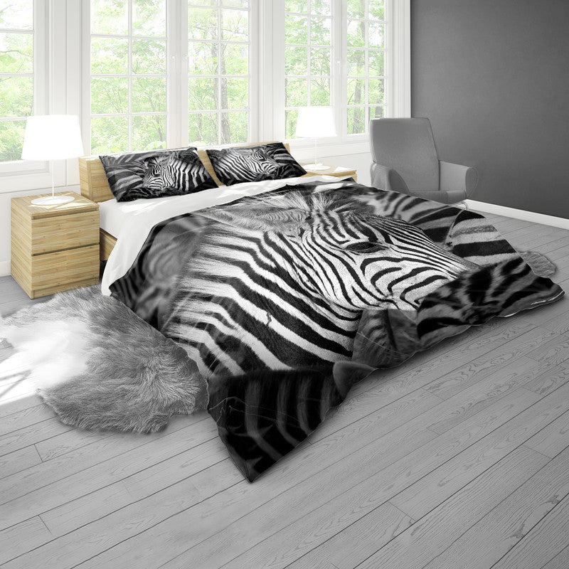 Zebra Stripes By Annette Heymans Duvet Cover Set