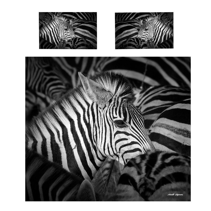 Zebra Stripes By Annette Heymans Duvet Cover Set
